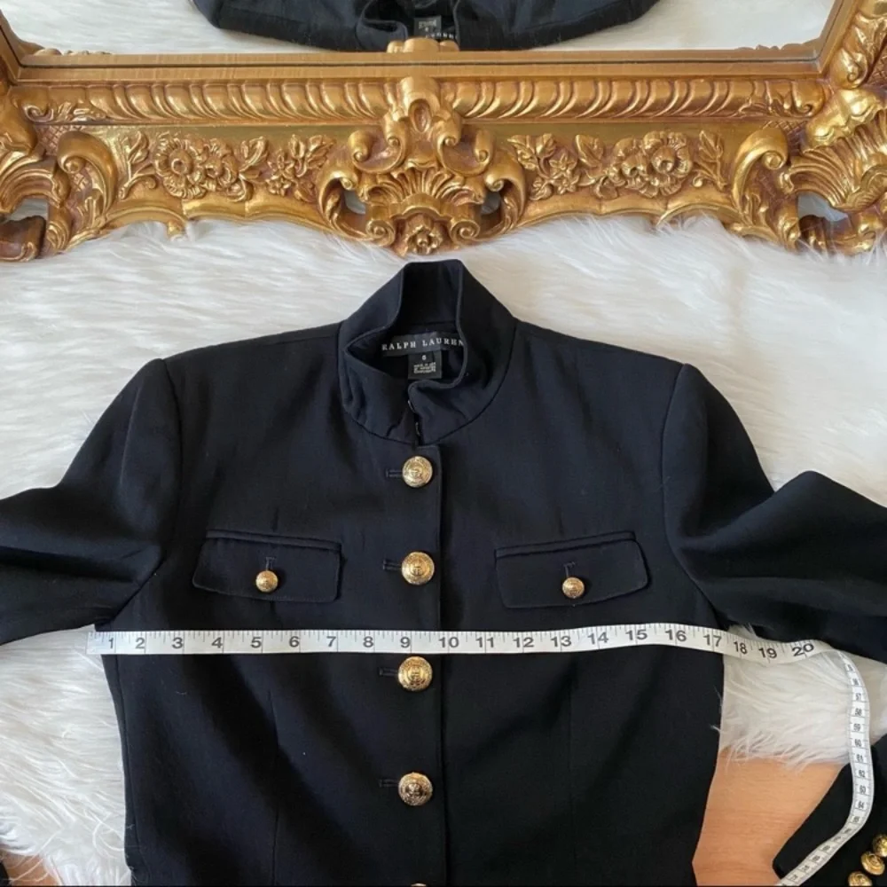 Ralph Lauren Black Label Jacket with Gold Buttons - Picture 7 of 8